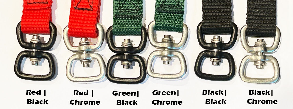 Duo Dogs Lead Leash - Black Hardware Edition